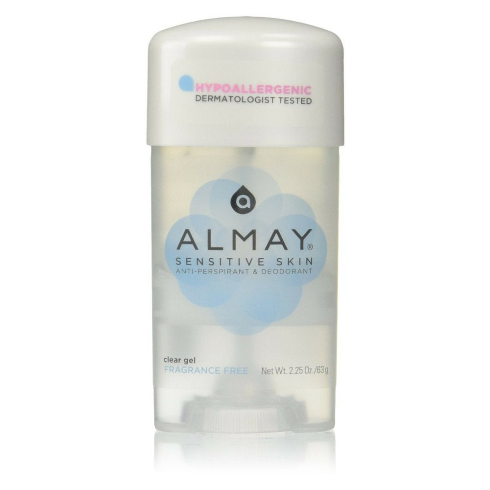 Almay Sensitive Skin Clear Gel, Anti-Perspirant & Deodorant, Fragrance Free, 2.25-Oz