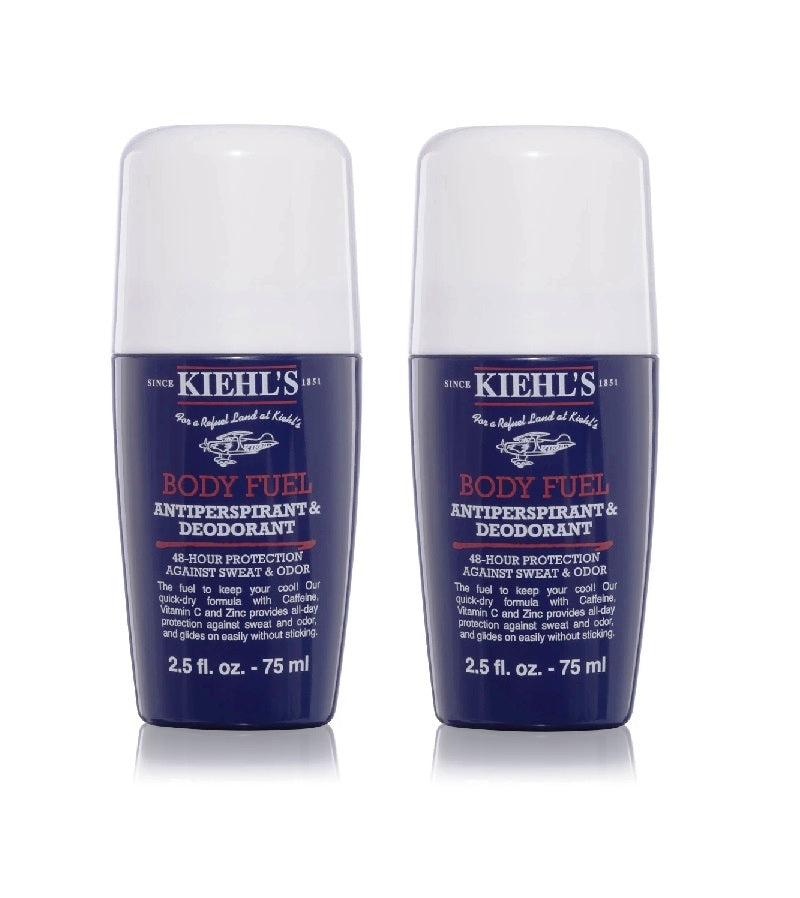 2xPack KIEHL'S Body Fuel  Deodorant Roll-on - 150 ml