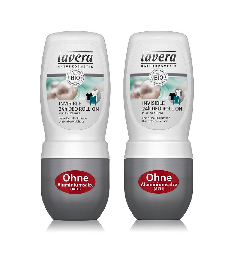 2xPack Lavera Invisible Deodorant Roll-on - 100 ml